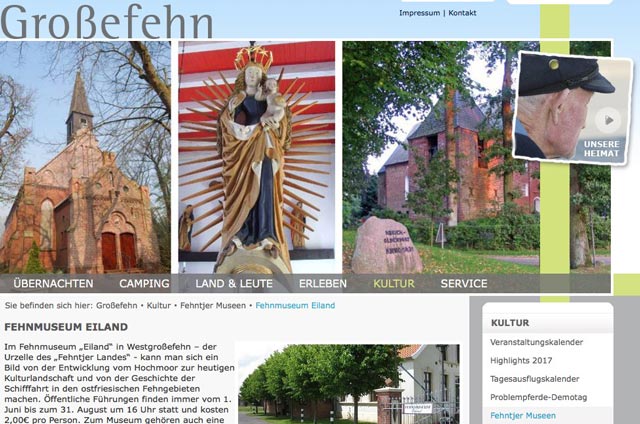 Großefehn, Fehn Museum Eiland und Teestube Großefehn, Fehn Museum Eiland und Teestube